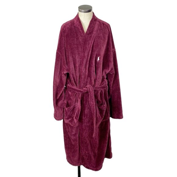 Polo Ralph Lauren Other - Polo by Ralph Lauren Burgundy Robe